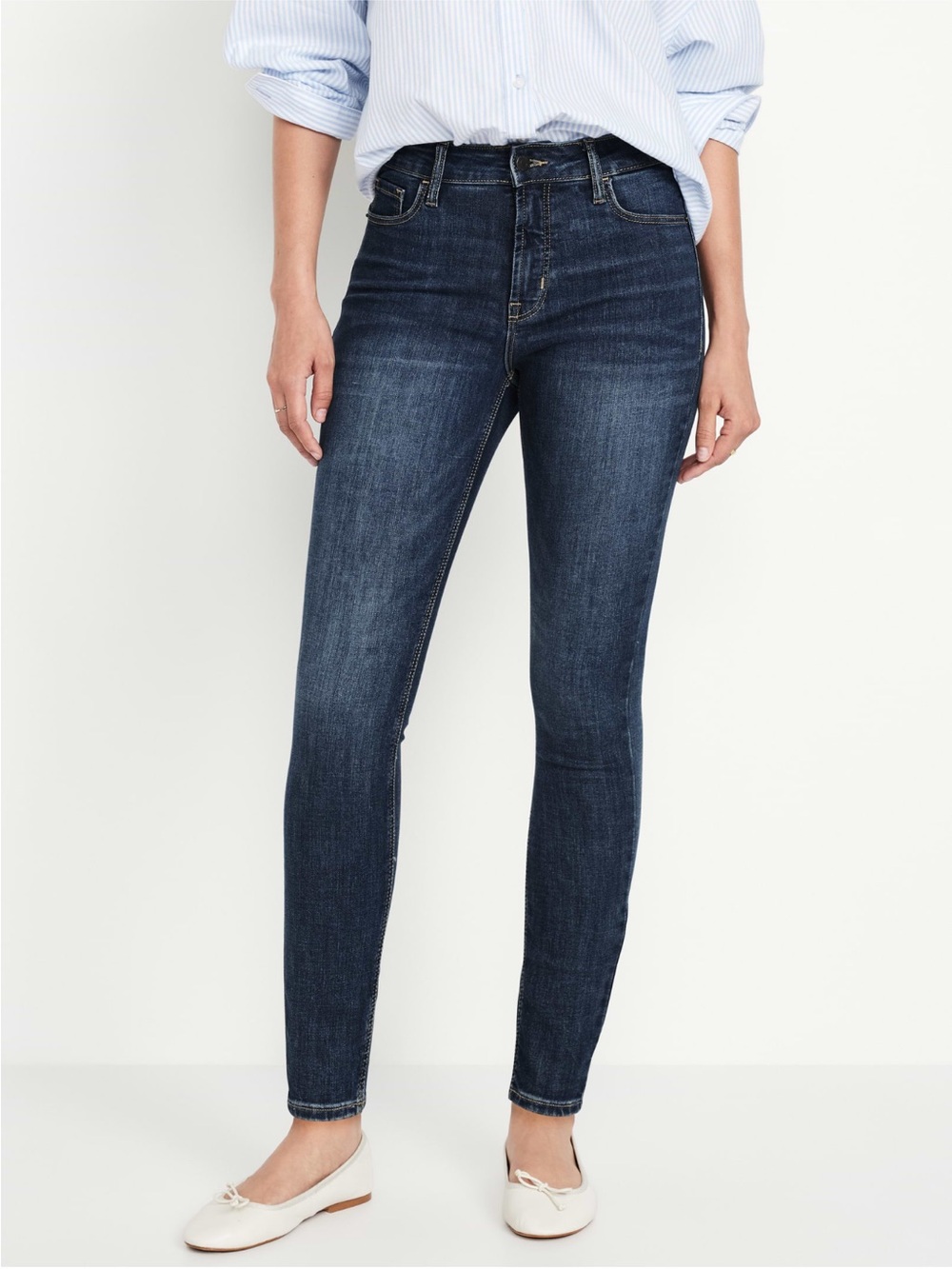 Old Navy Rockstar Super Skinny High Rise Secret Slim Pockets Jeans Size 10
